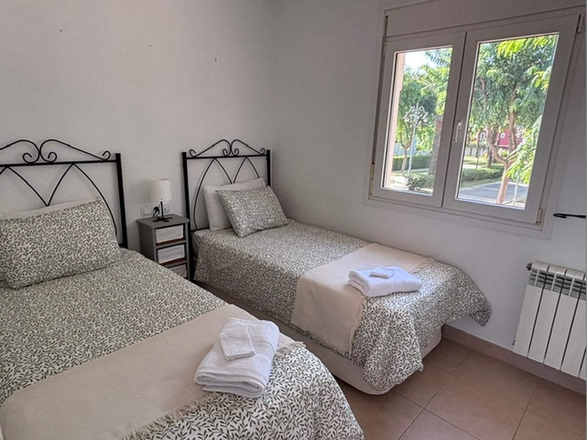 Bedroom one, twin beds
