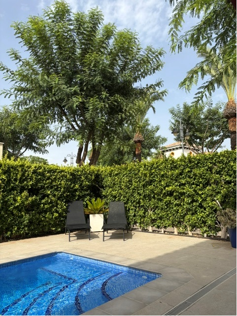 Poolside corner